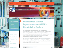 Tablet Screenshot of kfz-grawinkel.de